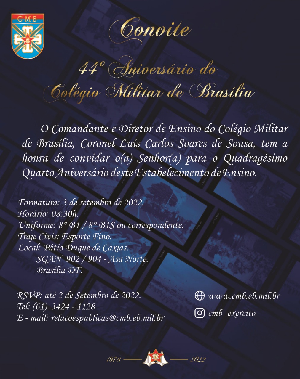 44º aniversário do CMB