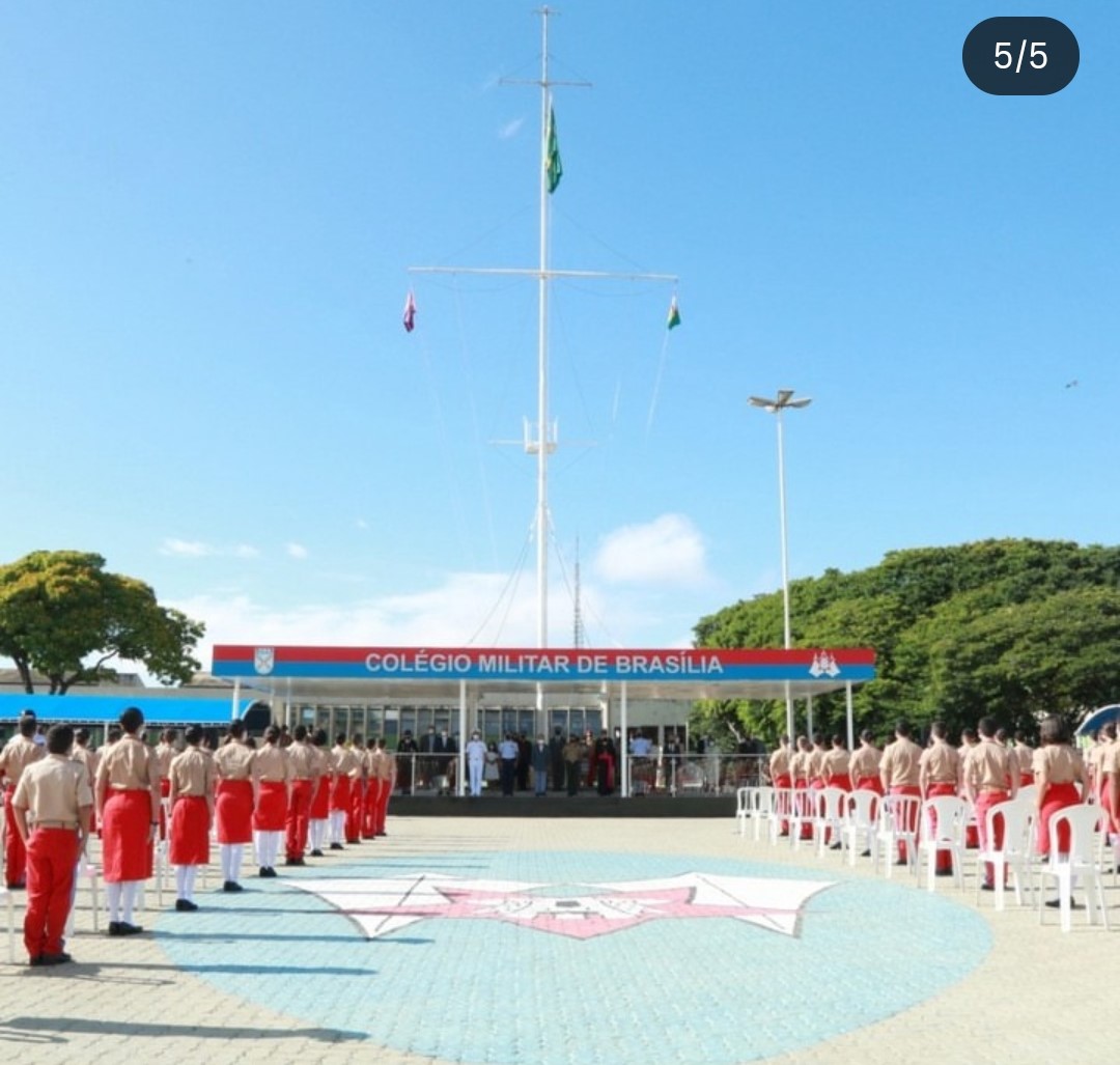 Formatura de entrega da Boina Garança