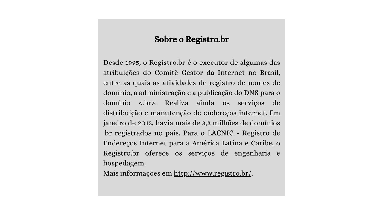 Aquisição de Domínio na Internet