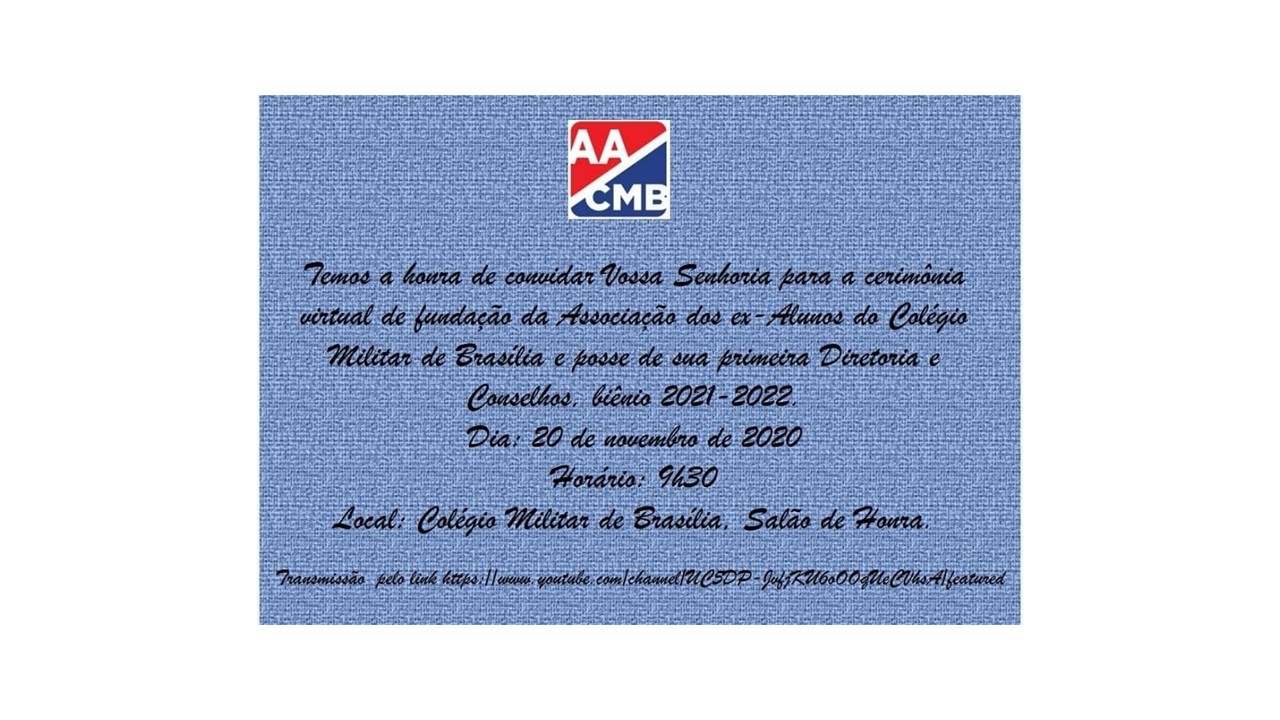Fundação da AACMB
