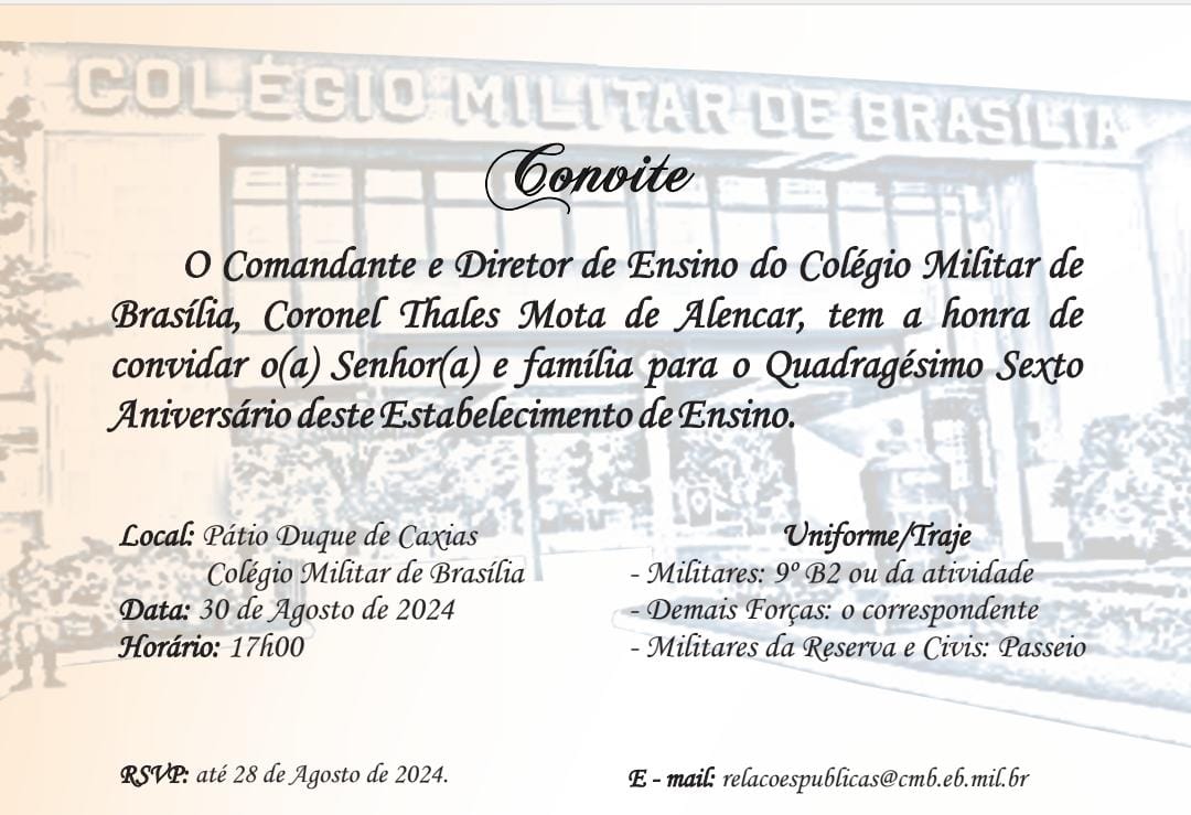 46º aniversário do CMB