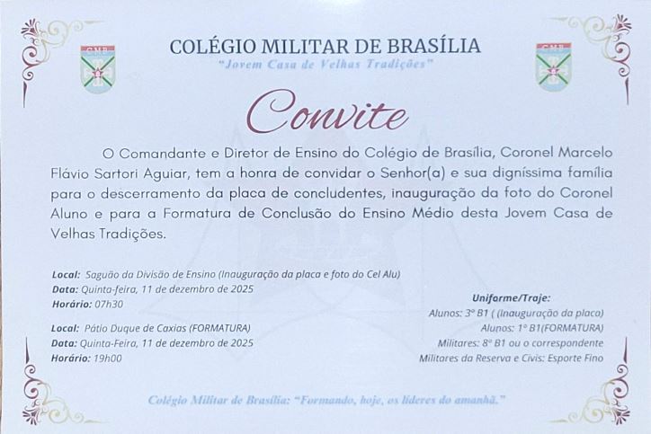 Formatura Ensino Médio